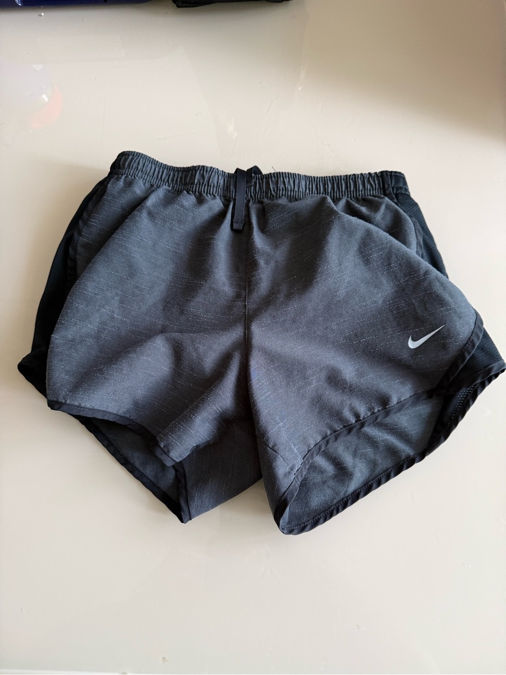 Nike Women’s Black Athletic Running Shorts with Swoosh